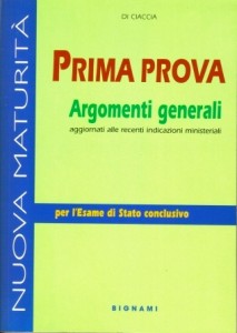 Prima prova. Argomenti generali