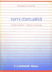 Temi d'attualità, scuole superiori - esame di maturità, 1987