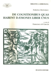 Borromeo, De cognitionibus. Copertina