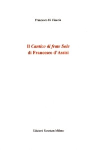 Il Cantico di Frate Sole. Copertina