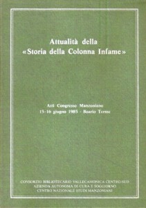 Copertina, Colonna Infame, 1987